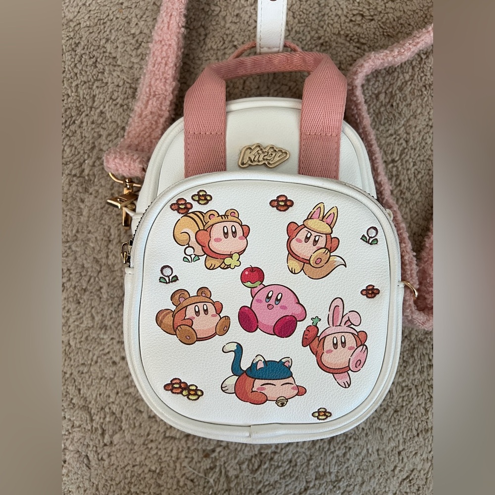 Nintendo Kirby Waddle Dee & Kirby Crossbody
Bag - Bioworld